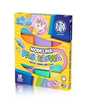 Modelina pastelowa Astra 12 kolorów
