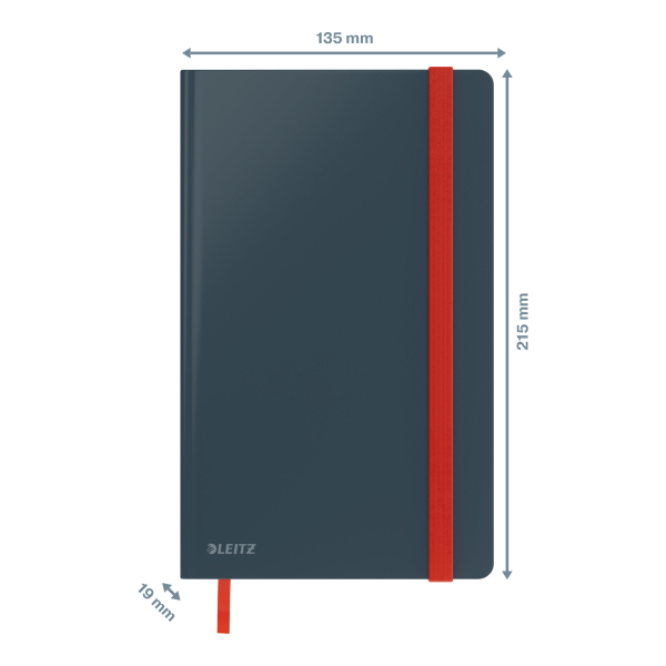 Notatnik Leitz Cosy. A5. kratka. szary 44540089 - obrazek 2