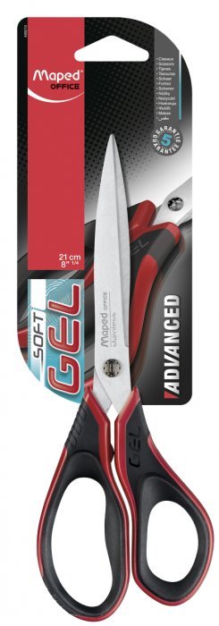 Nożyczki MAPED ADVANCED GEL 21cm asymetryczne
