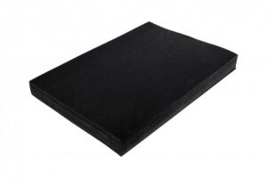 Karton do bindowania skórobodobny A4 (100szt) czarny