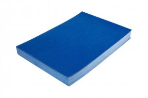 Karton do bindowania skórobodobny A4 (100szt) niebieski