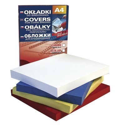 Karton do bindowania skórobodobny A4 (100szt) bordowy