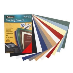 Okładki FELLOWES skóropodobne DELTA A4 (100szt) czerwone