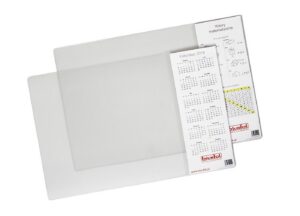 Podkład na biurko BIURFOL z kieszenią przezroczysty 38 x 58