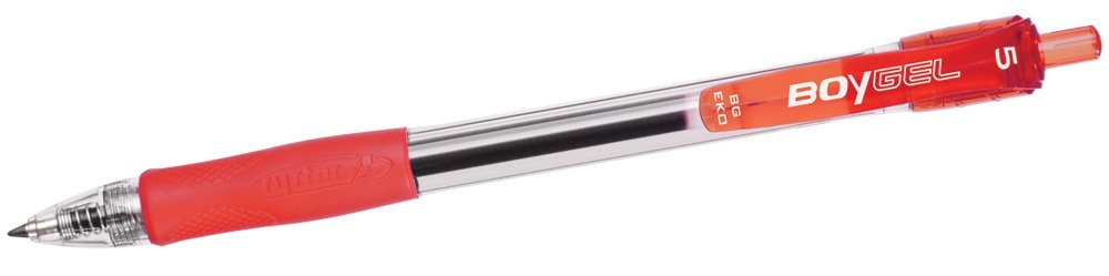 Długopis żelowy Rystor BOY-GEL BG-001/B czerwony
