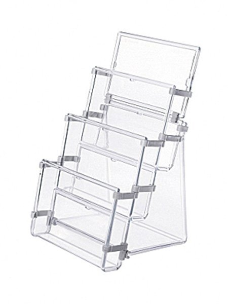 STOJAK NA ULOTKI A6 TRZY KIESZENIE