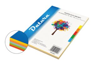 Papier kolorowy DATURA A4 80g (100) mix pastelowy