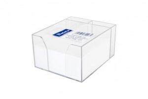 Pojemnik na wkłady 85x85x50mm + bloczek biały