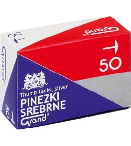 Pinezka srebrna 1 zbiorcze op (10*50szt)