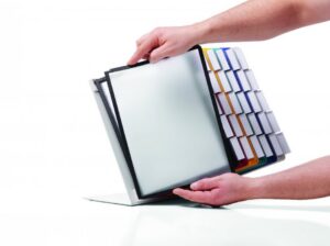 Zestaw stołowy. 30 paneli informacyjnych DURABLE