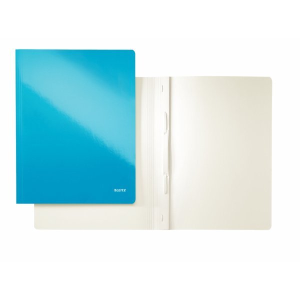 Skoroszyt LEITZ WOW kartonowy niebieski