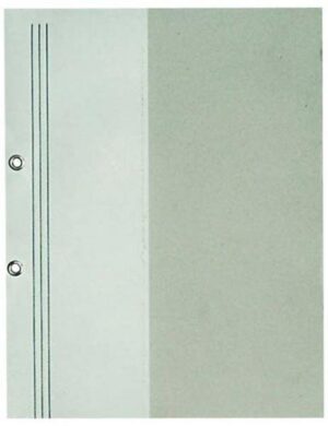 Skoroszyty kartonowe OCZKO wpinane białe 1/2( połówki) 50szt 350g