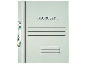 Skoroszyt karton zawieszkowy A4 pełny 50szt haki metalowe 350g