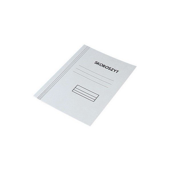 Skoroszyt karton A4 biały 350 g/m2. opakowanie 50 szt.