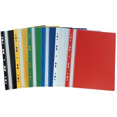 Skoroszyt BIURFOL zawieszany A4 twardy (10szt) niebieski