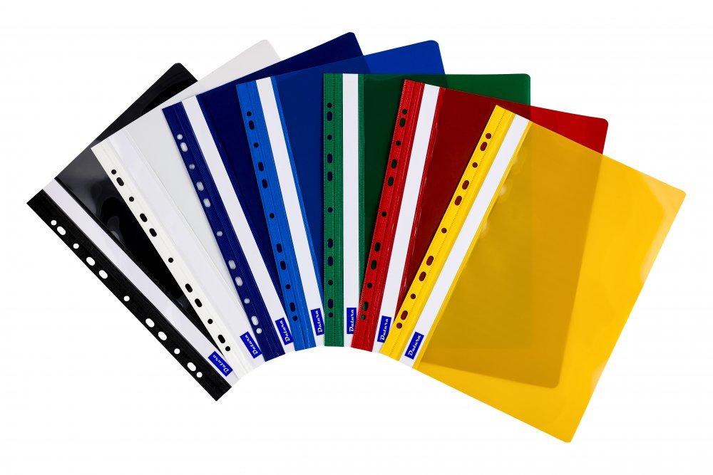 Skoroszyt twardy zawieszany (10szt) siwy