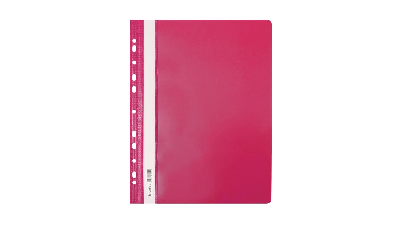 Skoroszyt BIURFOL zawieszany A4 twardy (10szt) rózówy