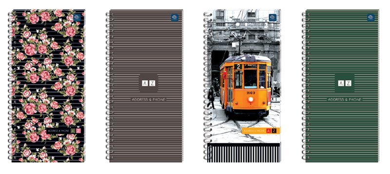 Skorowidz A5 2/3 spirala w linię