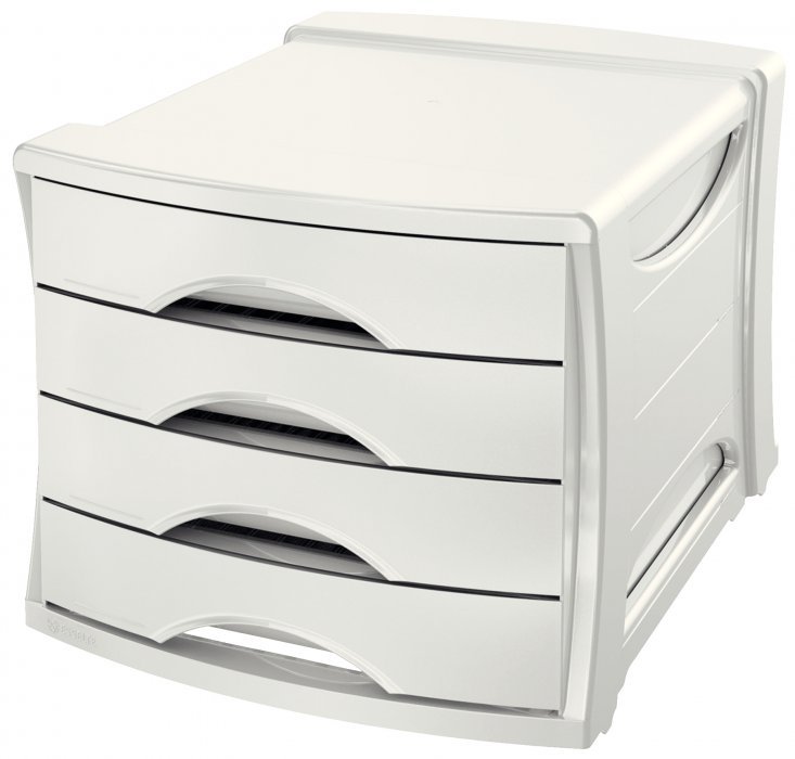 Pojemnik Europost Vivida z 4 szufladami . biały