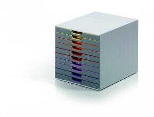 Pojemnik VARICOLOR z 10 szufladkami DURABLE