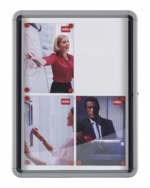 Szklana magnetyczna gablota wewnętrzna Nobo 6 x A4