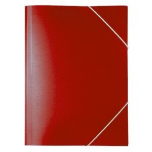Teczka BIURFOL A4 z gumką PP szeroka czerwona