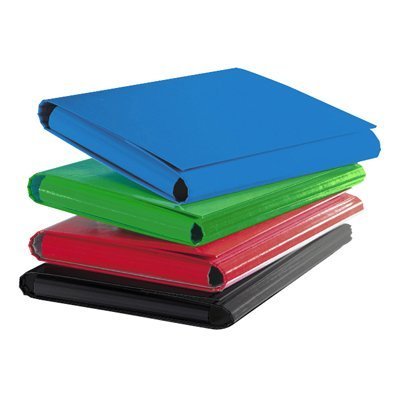 Teczka VAUPE skrzydłowa z rzepem zielona