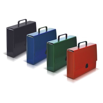 Teczka VAUPE CLASSIC 304 z rączką szerokośc 4cm czerwona