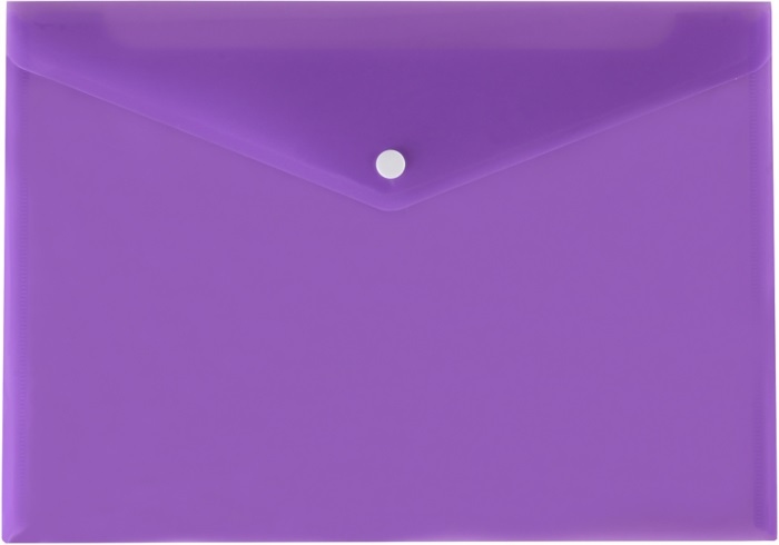 Koperta na zatrzask A4 PP-113 fioletowa