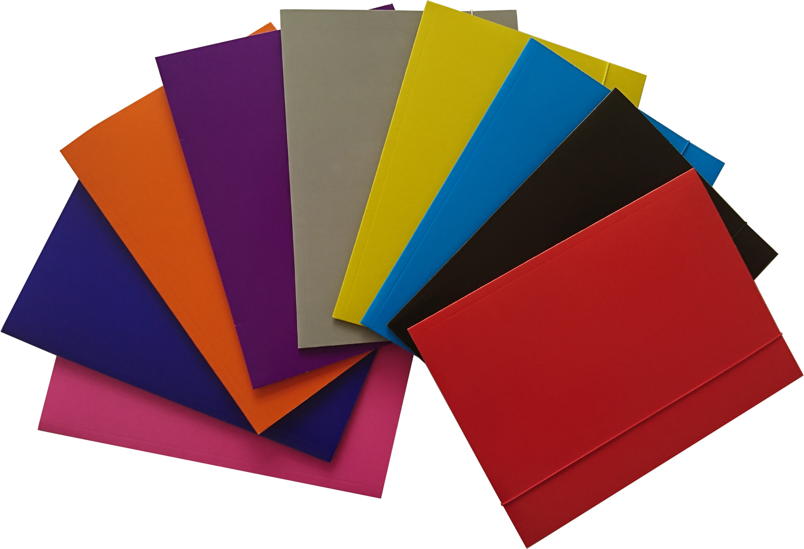 Teczka ekonomiczna A4 z gumką 320g fioletowa