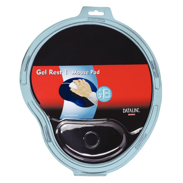 Podkładka żelowa pod mysz DATALINE czarna - obrazek 3