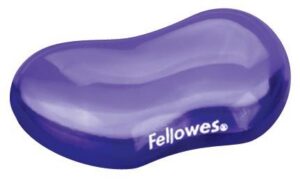 Podkładka pod nadgarstek żelowa Crystal Fellowes fioletowa
