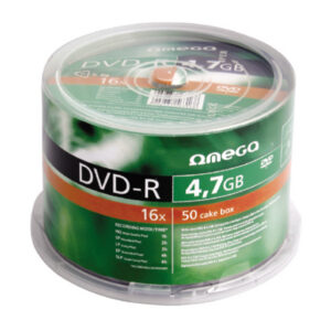 Płyta DVD-R 4.7GB 16X CAKE 100szt   OMEGA