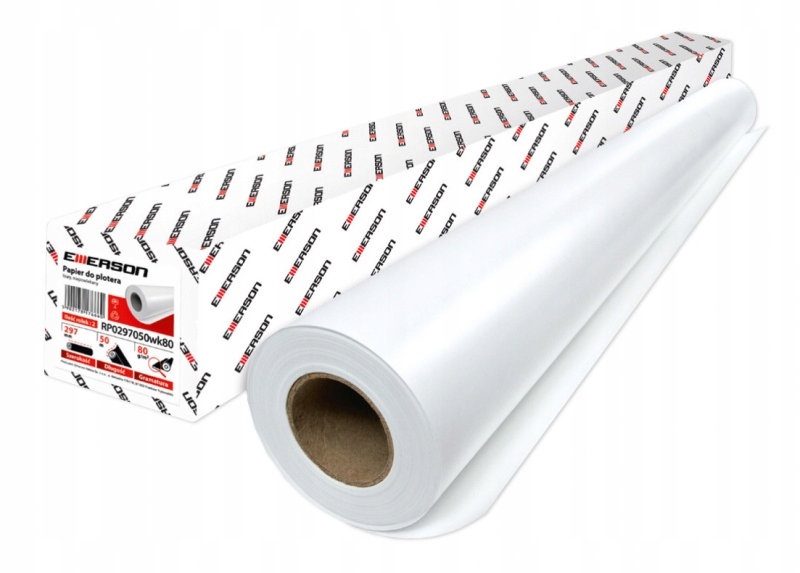 PAPIER DO PLOTERA 297x50m 80g/m2 - cena za szt