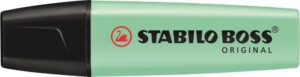 Zakreślacz STABILO BOSS ORIGINAL. pastelowy zielony