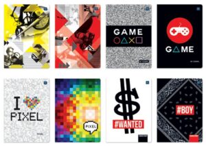 Zeszyt A5 16k GŁADKI mix