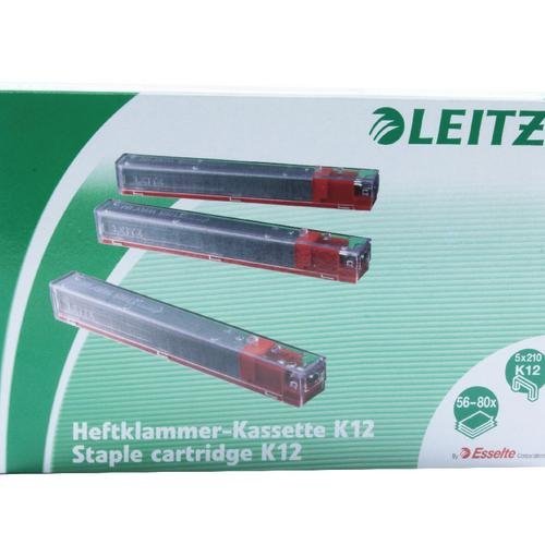Zszywki LEITZ K12 kaseta 5583/5594 czerwone