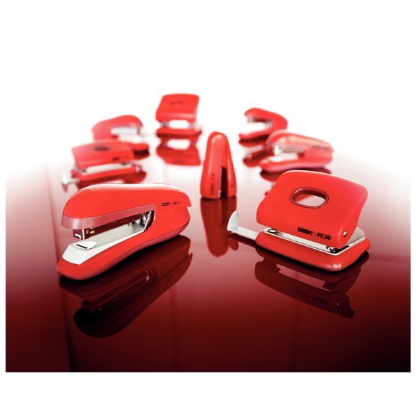 Zszywacz RAPID z płaskim zszywaniem F30 do 30 kartek czerwony