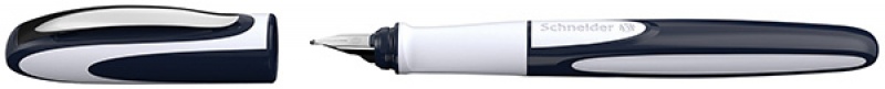 Pióro wieczne SCHNEIDER Ray, M, ciemno niebieskie/białe - obrazek 3