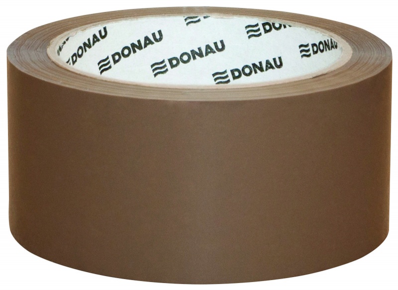 Taśma pakowa DONAU Solvent , 48mm, 60m, 42mikr., brązowa - obrazek 2