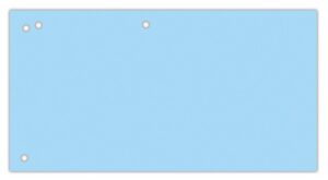 Przekładki OFFICE PRODUCTS, karton, 1/3 A4, 240x105mm, 100szt., niebieskie