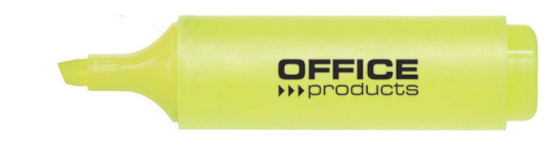 Zakreślacz fluorescencyjny OFFICE PRODUCTS, 2-5mm (linia), żółty - obrazek 2