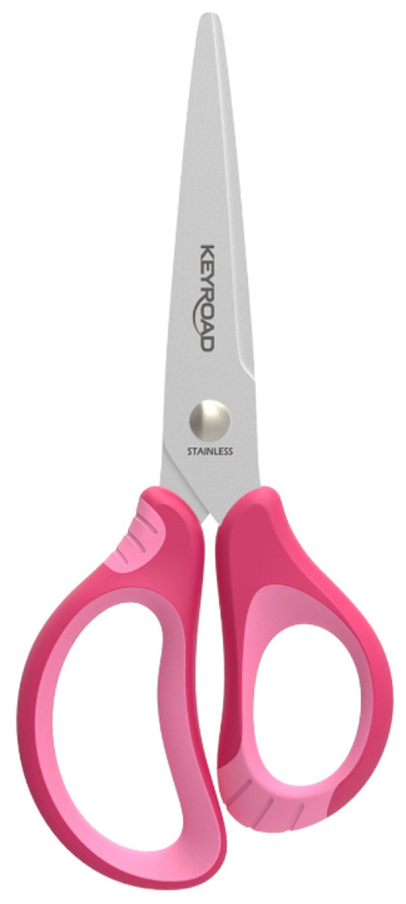 Nożyczki szkolne KEYROAD, 15cm, miękkie, pakowane na displayu, mix kolorów - obrazek 3