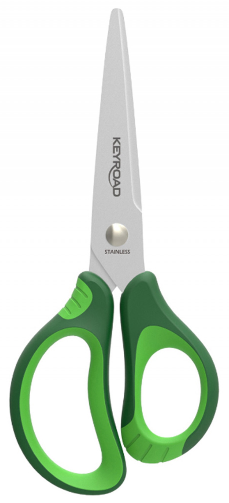 Nożyczki szkolne KEYROAD, 15cm, miękkie, pakowane na displayu, mix kolorów - obrazek 4