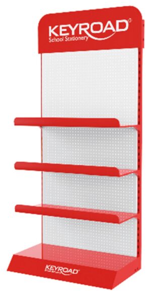 Duży display KEYROAD, metal, bez wyposażenia, czerwony