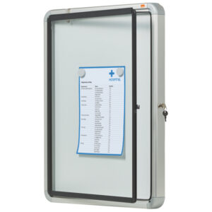 Szklana magnetyczna gablota zewnętrzna Nobo 4 x A4