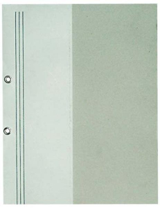 Skoroszyty kartonowe OCZKO wpinane białe 1/2( połówki) 50szt 250g