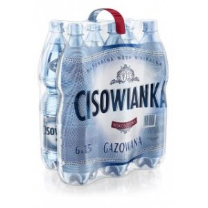 Woda CISOWIANKA 1.5l gazowana zgrzewka 6 szt.
