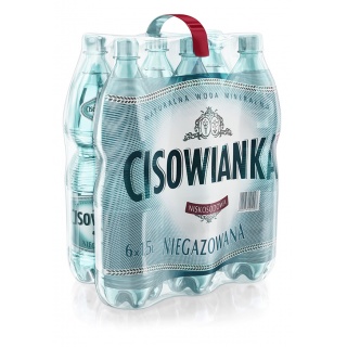 Woda CISOWIANKA 1.5l niegazowana zgrzewka 6 szt.