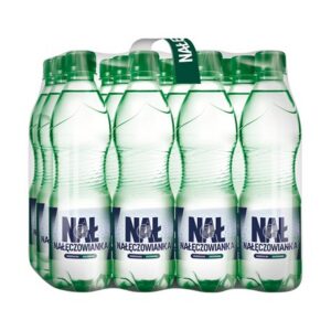 Woda NAŁĘCZOWIANKA gazowana 0.5L butelka PET zgrzewka 12 szt.